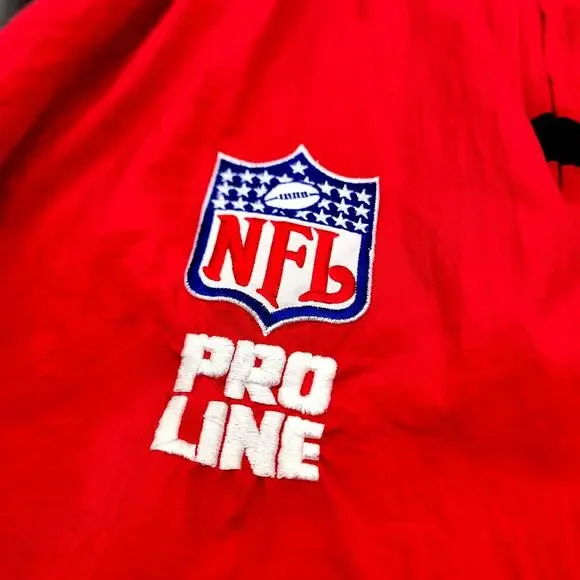 NFL (Pro Line)-Tampa Bay Buccaneers Zip-Up Windbreaker 1990s Size Large - Picture 6 of 15